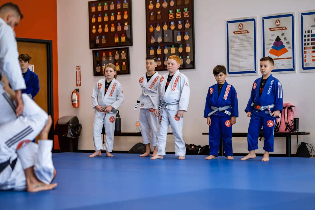 Teaching Class Kids BJJ
