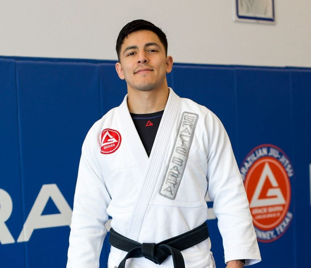 Professor Israel Sustaita, black belt and coach at Gracie Barra McKinney